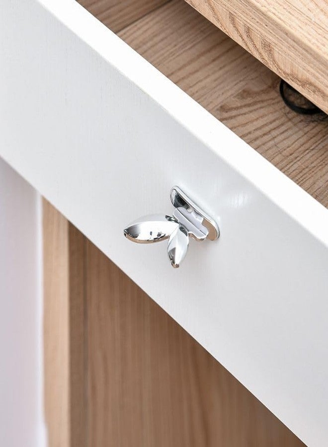 SHOPVILLA Plastic Toilet Lid Lifter, Self Adhesive Avoid Touching Toilet Handle Bathroom Gadgets, Toilet Seat Lifter, Commode Lifting Tool for Office, School, Home Toilet Ring Raiser Clip (Silver) - Image 3